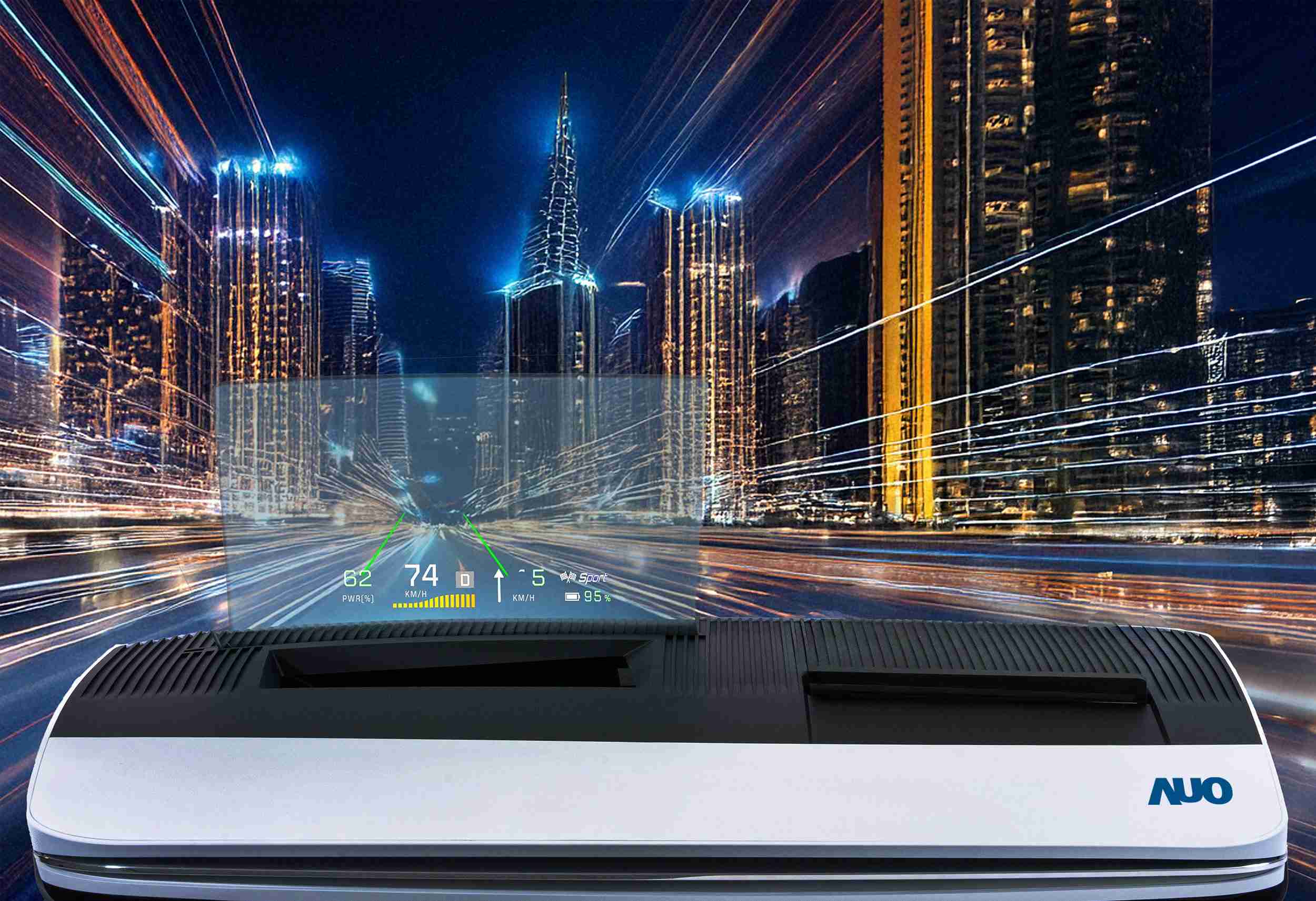 william威廉中文官网推出13吋Micro LED抬头显示器，，，，提供高入眼亮度、、、、高色彩饱和度的显示质量，，，在阳光下或黑暗中都清晰可见，，，，并利用Micro LED模块体积小的优势，，，解决车用空间有限的痛点